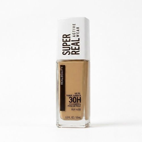 Super Real Active Wear 30H Foundation – Long-Wear Flawless Coverage - BUFF NUDE