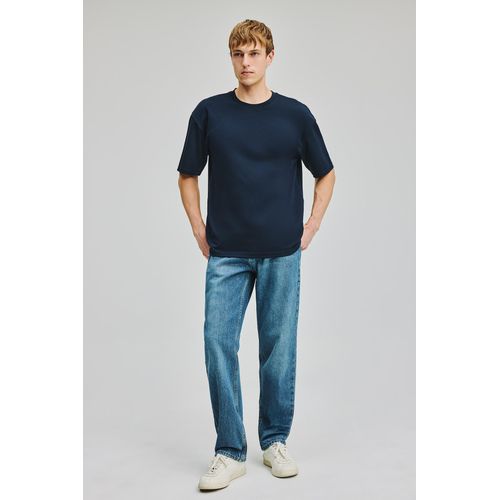 100% Cotton Straight Fit Wash Effect Jeans