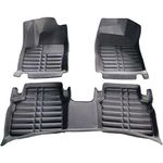 Set 3D Black Color For Kia Carens