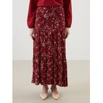 product_image_name-LC Waikiki-Elasticated Waist Patterned Women's Skirt-2