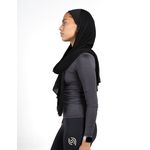 product_image_name-Beyond-Sportswear Women'S Dark Grey Basic Long Sleeve Top - Dark Grey-2