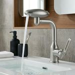 product_image_name-Generic-Miracle Basin Faucet 4-in-1 Multi-Function Waterfall Bathroom Mixer Tap – Stainless Steel Single Hole Deck Mounted – Hot & Cold-2