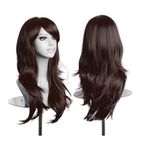 باروكة شعر مستعار، بني، نسائي طويل