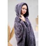 product_image_name-Generic-بلانكت "كاب" شتوي ناعم من الفليس مع غطاء رأس - تصميم مريح وأنيق - بنفسجي غامق-2