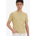 product_image_name-Defacto-Man Crew Neck Standart Fit Short Sleeve T-Shirt - Beige-1
