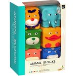 product_image_name-Generic-Baby Bath Forest Series Animal Blocks Set, 6 Colorful Stacking Toys, Educational Bath Time Blocks for Infants 0+ Months, Safe Bathing Toys-1