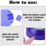 product_image_name-Generic-عجلة فخار، استوديو الفخار DIY مع مريلة، نشاط حِرفي مع ملصقات، استوديو الفنان آلة سيراميك مع طين يجف في الهواء، لعبة تعليمية للأطفال المبتدئين-5