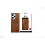 product_image_name-OZO Skins-OZO Luxury Skin Brawn Leather Plain (SC117SLSA) For Xaiomi Redmi Note 12 pro 5G-1