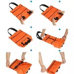 product_image_name-Generic-شنطة سوق شنطة تسوق مزوده بعجل قابله للطى - برتقالى-4