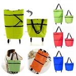 product_image_name-Generic-شنطة سوق شنطة تسوق مزوده بعجل قابله للطى - برتقالى-6