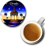 product_image_name-Generic-Ramadan Decor 6 Coasters 9.5 cm Wood Factory mdf-1