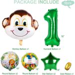 product_image_name-Generic-بالونات عيد ميلاد الأول في أدغال السفاري - عبوة من 9، قرد، الرقم 1، نجمة وبالونات رقائق حيوانات السفاري المستديرة لحفلات أول عيد ميلاد بري للطفل، حفل استقبال مولود، خلفية عيد الميلاد-3