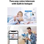 Generic لمبة كاميرا واي فاي بانورامية 360 - image 4