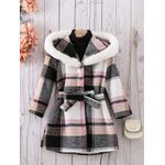 جاكيت بناتي باللونين الوردي والأسود