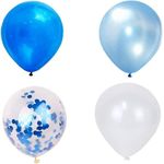 product_image_name-Generic-40 قطعة بالونات زينة بحجم 12 بوصة من اللاتكس الأزرق مع كونفيتي الفويل و3 قطع شريط لحفلات الزفاف وأعياد الميلاد والحفلات التخرج (أزرق)-6