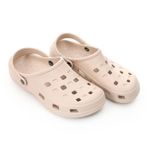 product_image_name-Activ-Slip On Perforated Rubber Clogs - Light Beige-1