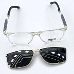 product_image_name-Black Horse-أسود Horse نظارات TR مرنة – إطار غير قابل للكسر مع مشبك معدني مستقطب – شفاف و أسود-1