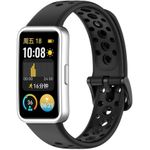 product_image_name-Generic-سوار بديل رياضى ناعم من السيلكون متوافق مع هواوي باند 10 2024 سوار بديل مقاوم للماء وجيد وقابل للتعديل اسود-2