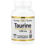 product_image_name-California Gold Nutrition-Taurine 1,000 mg 60 Vegetarian Capsules-1