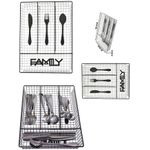 product_image_name-Generic-4-Compartment Black Metal Cutlery Organizer Tray – Modern Kitchen Utensil Drawer Organizer-1