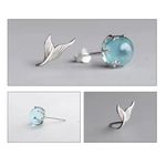 product_image_name-Generic-أقراط مرصعة بذيل حورية البحر وكريستال أزرق من الفضة الإسترلينية 925 – تصميم بحري غير متماثل-1