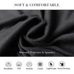 product_image_name-Generic-طوق رأس أسود بعرض 7 سم للنساء والرجال من يدتريج، أربطة رأس عصرية لشعر النساء، ربطة شعر قابلة للتمدد من القماش الناعم للمكياج واليوجا والجري وممارسة الرياضة-2