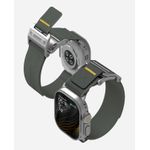 product_image_name-Design-Aulumu A11 Mag Buckle Slim Band for Apple Watch 44/45/46/49mm - Misty Green Strap/Silver Buckle -7