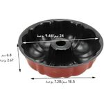 product_image_name-Generic-قالب خبز متعدد الاستخدامات - تصميم دائري غير لاصق، 22 سم × 7 سم، مثالي للكيك والخبز، مناسب لغسالة الصحون لتنظيف سهل (1 قطعة)-7