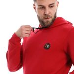 product_image_name-Kady-Casual Hoodie With Kangaroo Pockets - Red-4