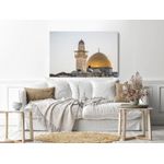 product_image_name-Home Gallery-لوحة فنية جدارية عن قبة الصخرة مطبوعة على قماش 60*40-2