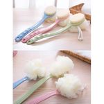 product_image_name-Generic-فرشاة استحمام بمقبض منحني - مصممة للاستخدام الرطب والجاف، توفر تدليكًا منعشًا مع العناية بالبشرة الميتة لشعور بجسم أكثر نعومة. (3 قطع)-4