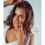 product_image_name-3Diamonds-خاتم بلاتينيوم مرصع بحجر زركون للنساء من 3Diamonds - فضي-1