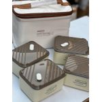 product_image_name-Generic-مدفئ الغداء، صندوق غداء معزول قابل للتكديس، حاويات غداء حرارية للطعام الساخن للأطفال والبالغين، صندوق غداء حراري من الستانلس ستيل مفرغ للمدرسة والمكتب، بيج-2