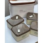 product_image_name-Generic-مدفئ الغداء، صندوق غداء معزول قابل للتكديس، حاويات غداء حرارية للطعام الساخن للأطفال والبالغين، صندوق غداء حراري من الستانلس ستيل مفرغ للمدرسة والمكتب، بيج-3