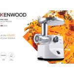 product_image_name-Kenwood-مفرمة لحم 1500 واط مفرمة لحم قوية مع صانع الكبة، صانع النقانق، دافع أنبوب التغذية، 3 شاشات من الفولاذ المقاوم للصدأ لنتائج ناعمة، متوسطة وخشنة MG470 باللون الأبيض-2