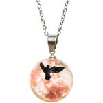 product_image_name-Generic-قلادة سماء وردية مع طائر نورس بلاستيكي داخل زجاج-1