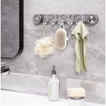 product_image_name-Generic-منظم حائط شفاف مع لاصق قوي بدون تثقيب ورف تخزين لاصق متعدد الاستخدامات للمطبخ والحمام موفر للمساحة-3