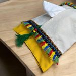 product_image_name-Generic-حافظة مناديل- قماش قطن تقيل- أصفر- 22*34 سم- طباعة على الجانبين- تصاميم تحفيزية- وي برنت يور جيفت-3