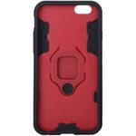 product_image_name-Generic-جراب خلفي ايرون مان مع حامل الاصبع لهاتف ابل ايفون 6 بلس - احمر-2