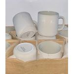 product_image_name-Generic-طقم مج شاي ونسكافيه بورسلين 6 مج 280 مللي رمادي مط-1