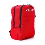 Activ Multi-Compartment Backpack With "Activ" Logo – Red - image 2