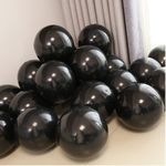 product_image_name-Generic-My Pet Elephant بالونات حفلات من اللاتكس الأسود قطر 12 إنش 200PCS لتزيين الحفلات، الزفاف، أعياد الميلاد، وتزيين حفلات المولود الجديد (أسود)-5