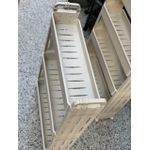 product_image_name-Generic-منظم تربو مكون من 3 رفوف للمطبخ والحمام، مصنع من البلاستيك بون أبيض وبيج، رفوف عمودية موفرة للمساحة لتنظيم وتخزين مستلزمات المطبخ والحمام، قابلة للنقل بعجلات-3