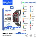 product_image_name-Haino Teko-ساعة ذكية HainoTeko-14 بشاشة AMOLED منحنية مقاس 2.0 بوصة - مقاومة للماء - مكالمات بلوتوث - عمر بطارية يصل إلى 10 أيام - تتضمن 3 أشرطة قابلة للتبديل (أسود)-3