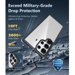 product_image_name-Generic-جراب اف ان تي كيس لموبايل سامسونج جالاكسي S25 - الترا: جراب حماية خلفي يحمي من السقوط من الدرجة العسكرية مضاد للاصفرار، جراب حماية شفاف ومتين ومضاد للصدمات (أسود)-6
