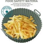 product_image_name-Generic-عدد 2 بطائن سيليكون لقلاية الهواء 3 إلى 5 كوارت، وعاء سيليكون لقلاية الهواء آمن للغذاء غير لاصق، اكسسوارات سلة الوعاء، بديل قابل لإعادة الاستخدام لورق بطانة البرشمان القابل للاشتعال (العلوي 8 بوصات، السفلي 6.75 بوصة)-6