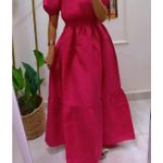 فستان كاجوال طويل من بون بون - فوشيا