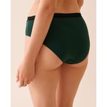 product_image_name-La Vie En Rose-Super Soft Lace Trim High Waist Bikini Panty-2