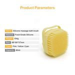 product_image_name-Generic-Silicon Massage Bath Brush - 1 Piece-4