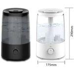 product_image_name-Generic-فواحة كهربائية مرطب هواء للغرفة، 3 لتر فواحه مرطب بالموجات فوق الصوتية/موزع الزيوت العطرية-2